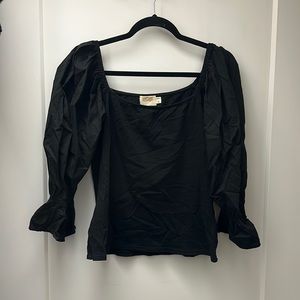 Nation puff sleeve top